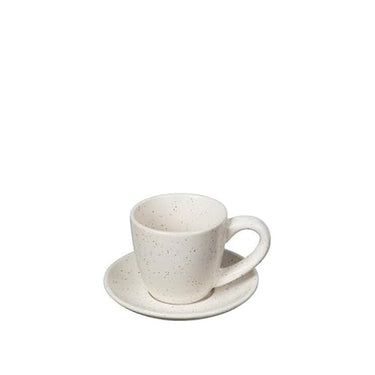 Broste Copenhagen Espressotasse Nordic aus Steingut in der Farbe Vanilla, Maße: 5,5 x 5 cm, 14533468 im Sale